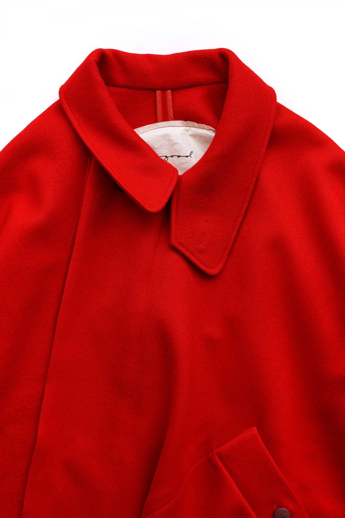 toogood - THE NOMAD CAPE CAVALRY TWILL - SCARLET