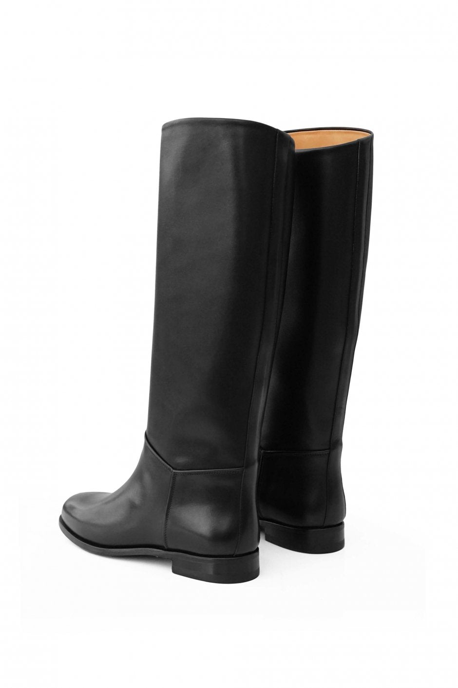 F.LLI Giacometti - FG570 - HORSE RIDING BOOTS - CALF LEATHER - BLACK