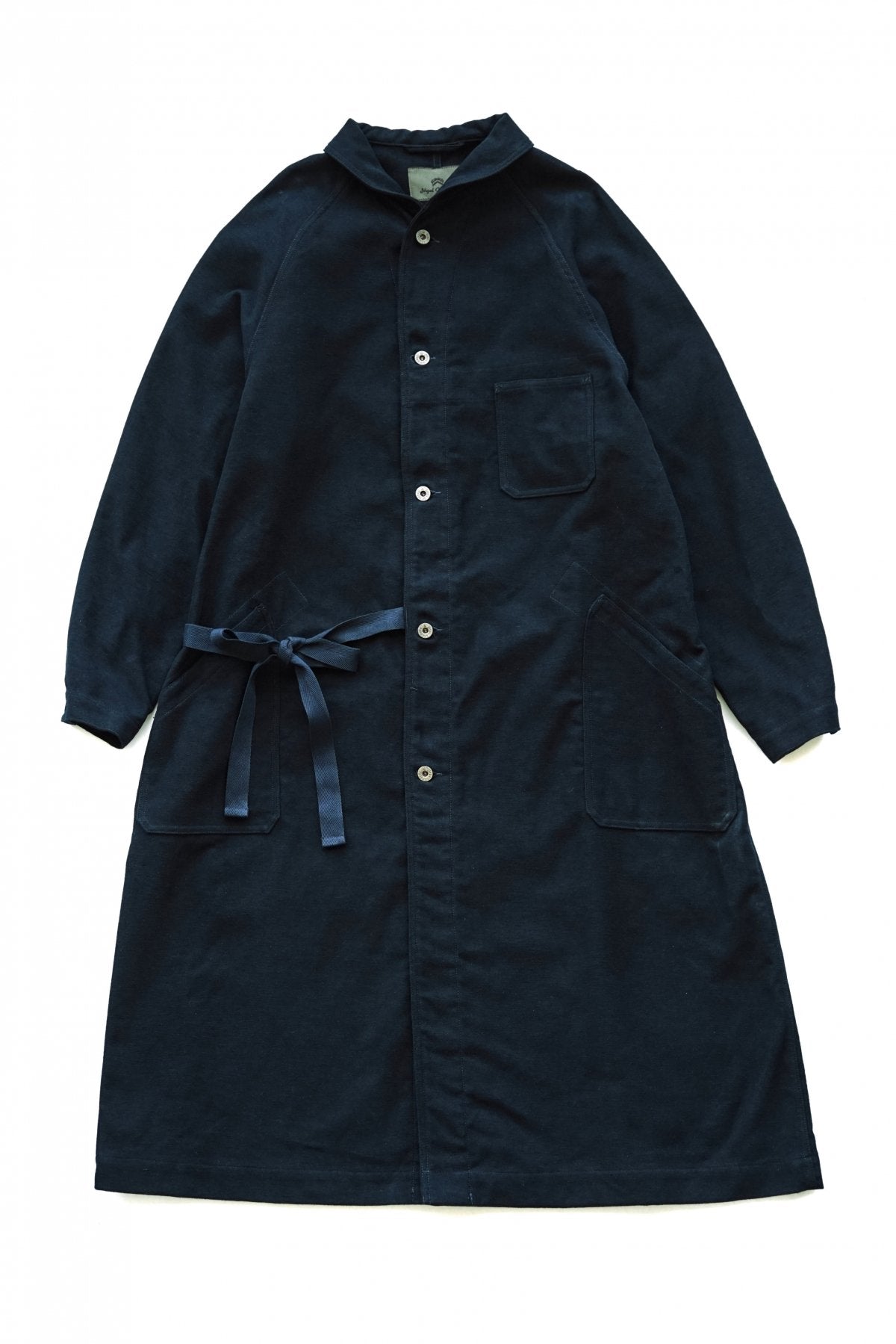 Nigel Cabourn - 40s ENGINEER COAT MOLESKIN - NAVY