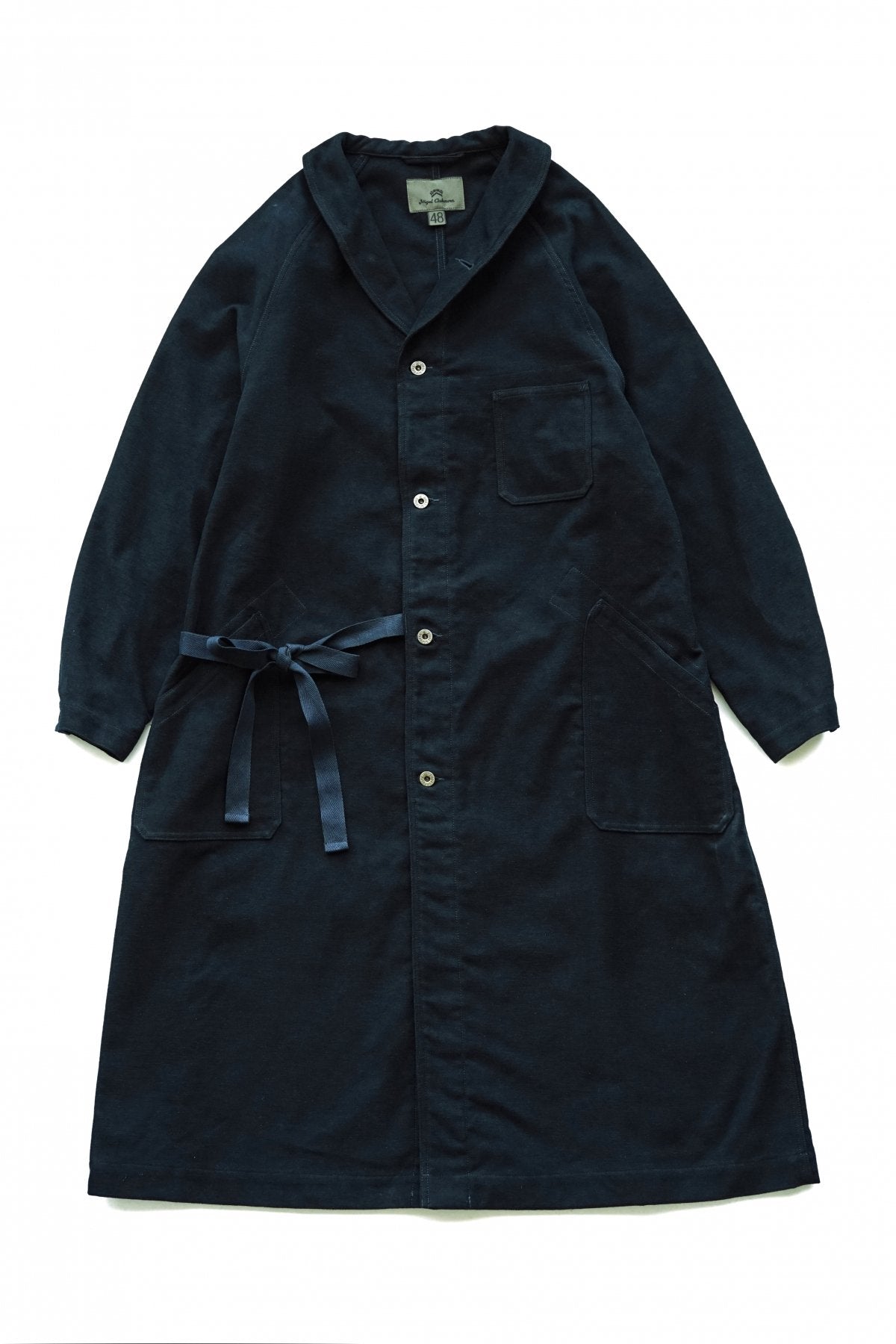 Nigel Cabourn - 40s ENGINEER COAT MOLESKIN - NAVY