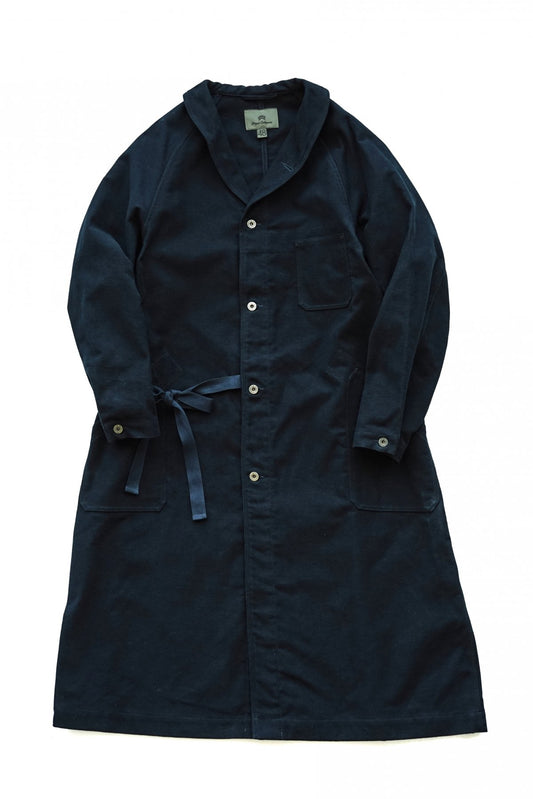 Nigel Cabourn - 40s ENGINEER COAT MOLESKIN - NAVY