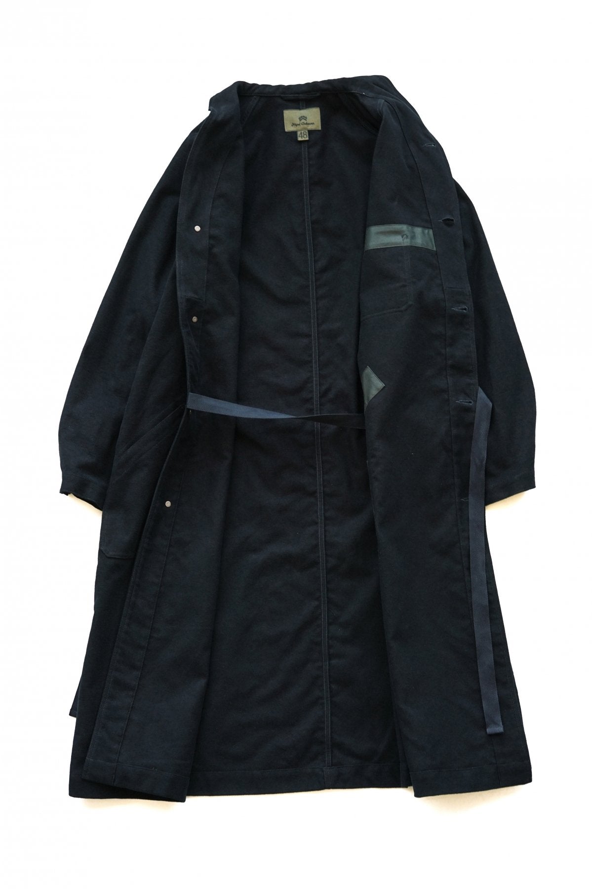 Nigel Cabourn - 40s ENGINEER COAT MOLESKIN - NAVY