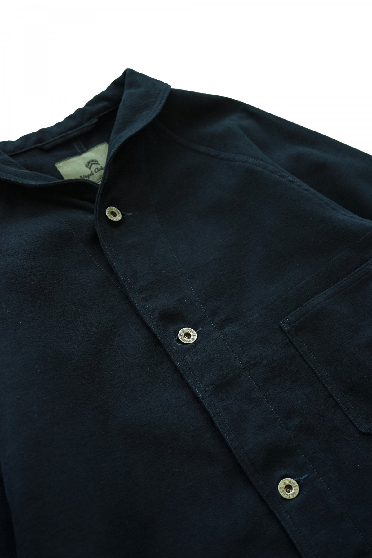 Nigel Cabourn - 40s ENGINEER COAT MOLESKIN - NAVY