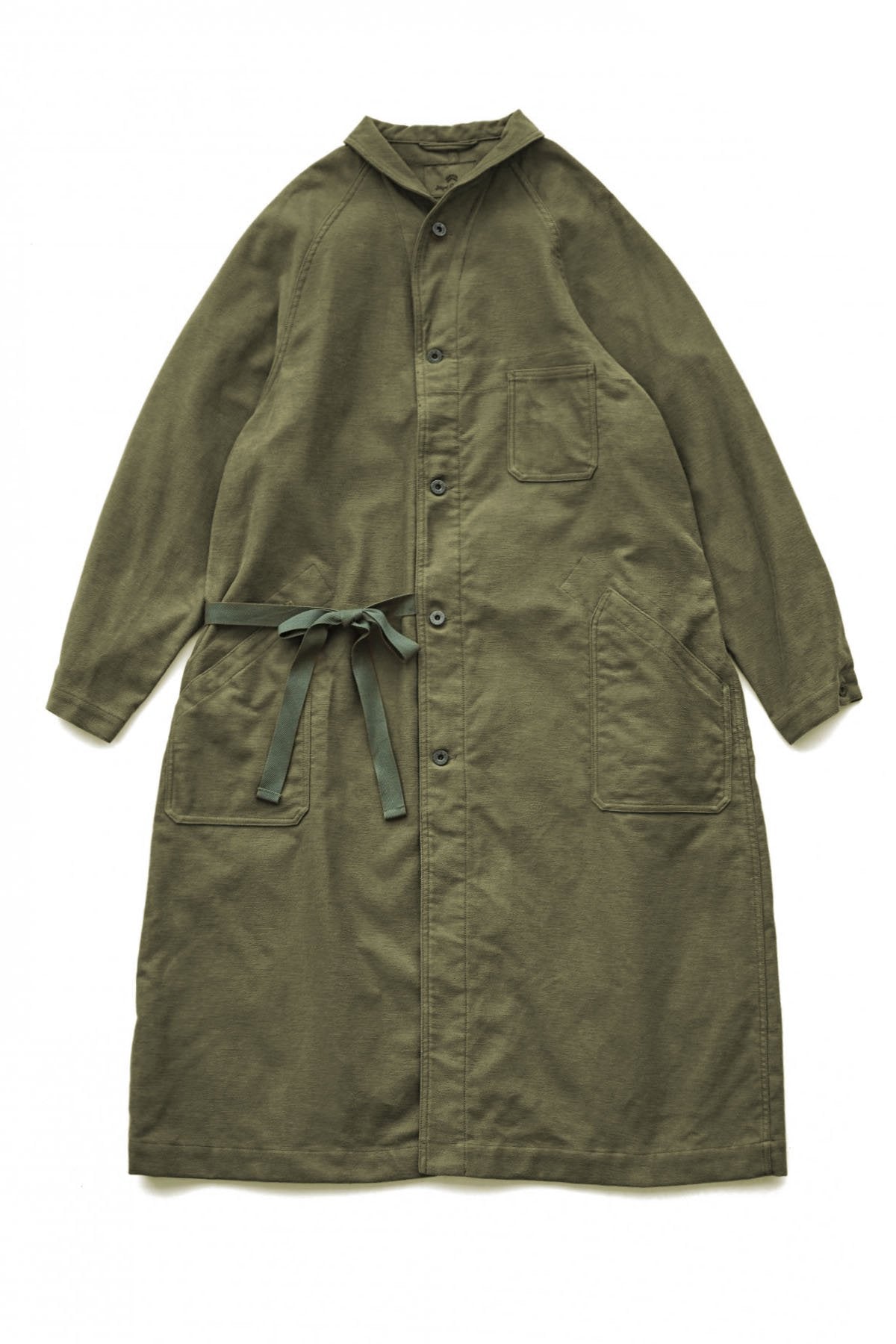 Nigel Cabourn - 40s ENGINEER COAT MOLESKIN - KHAKI