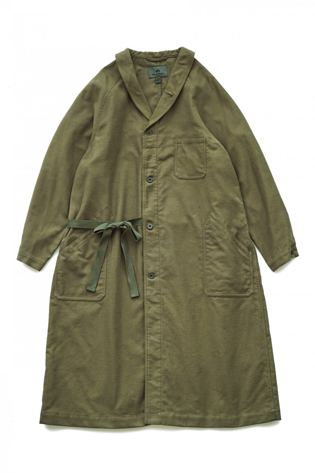 Nigel Cabourn - 40s ENGINEER COAT MOLESKIN - KHAKI