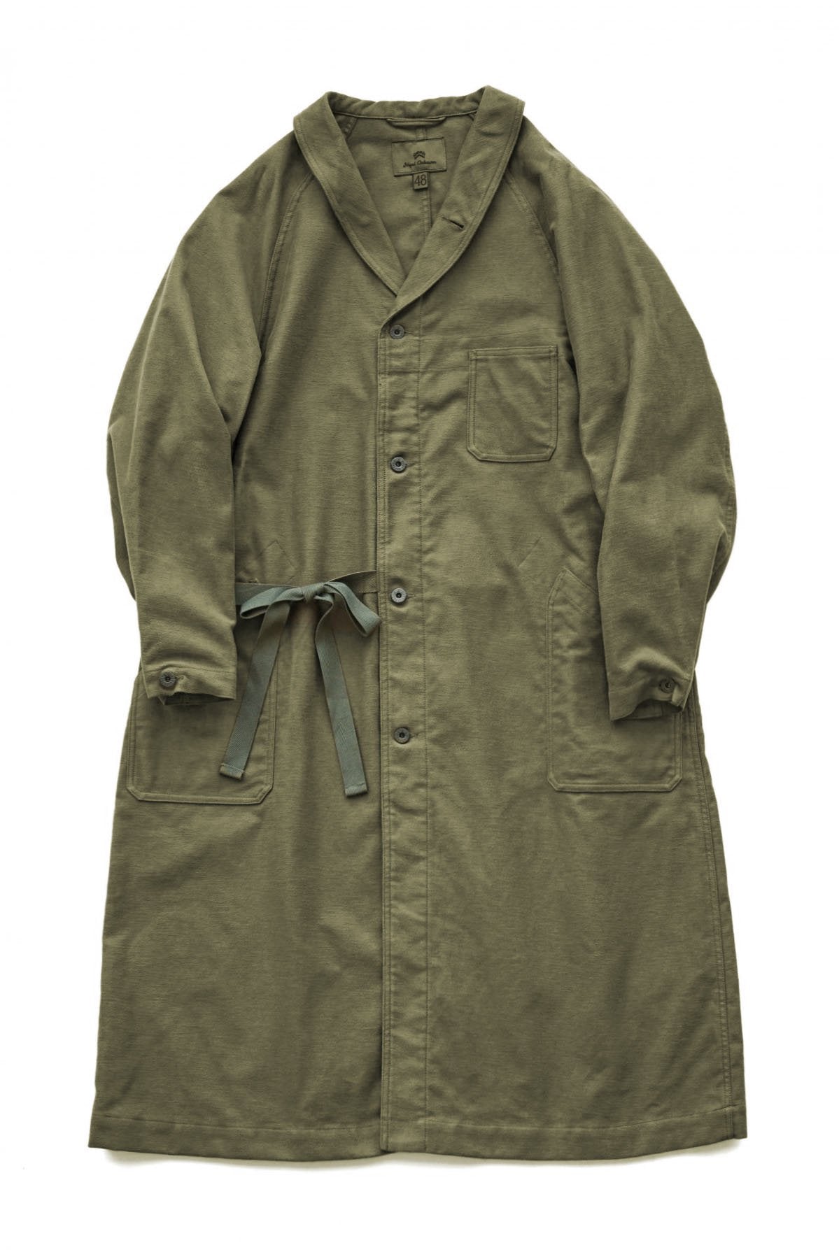 Nigel Cabourn - 40s ENGINEER COAT MOLESKIN - KHAKI