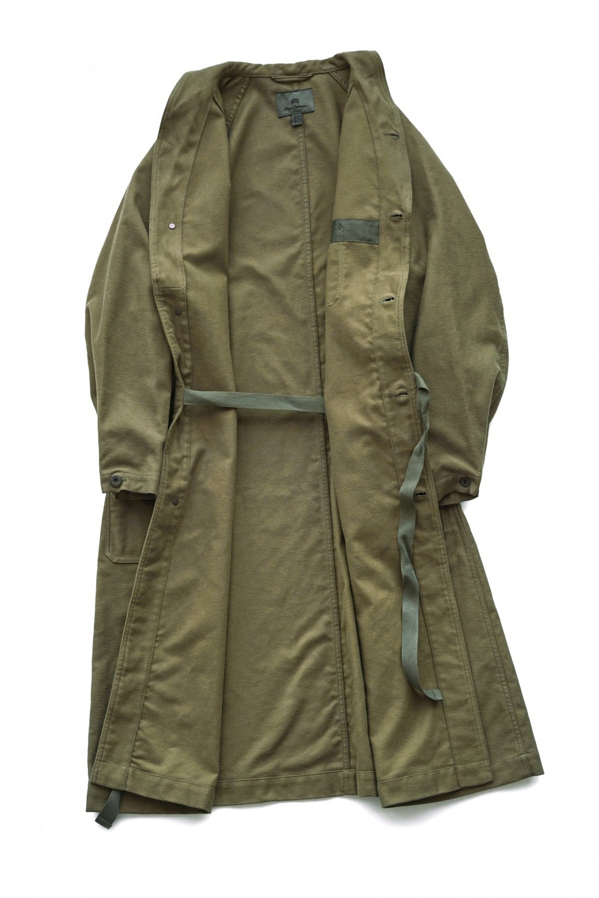 Nigel Cabourn - 40s ENGINEER COAT MOLESKIN - KHAKI