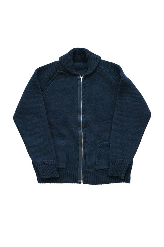 Nigel Cabourn - 40s USAF ZIP CARDIGAN C2 TYPE - NAVY