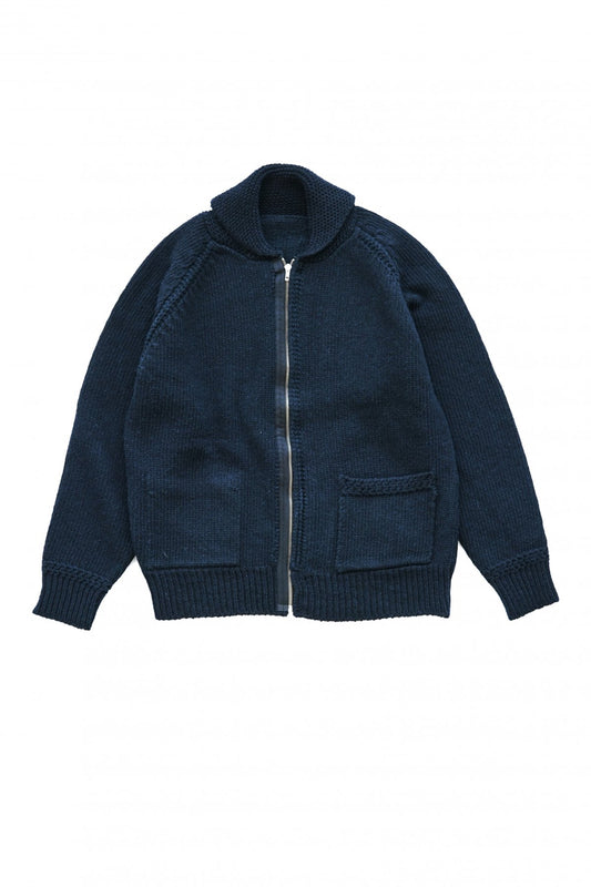 Nigel Cabourn - 40s USAF ZIP CARDIGAN C2 TYPE - NAVY