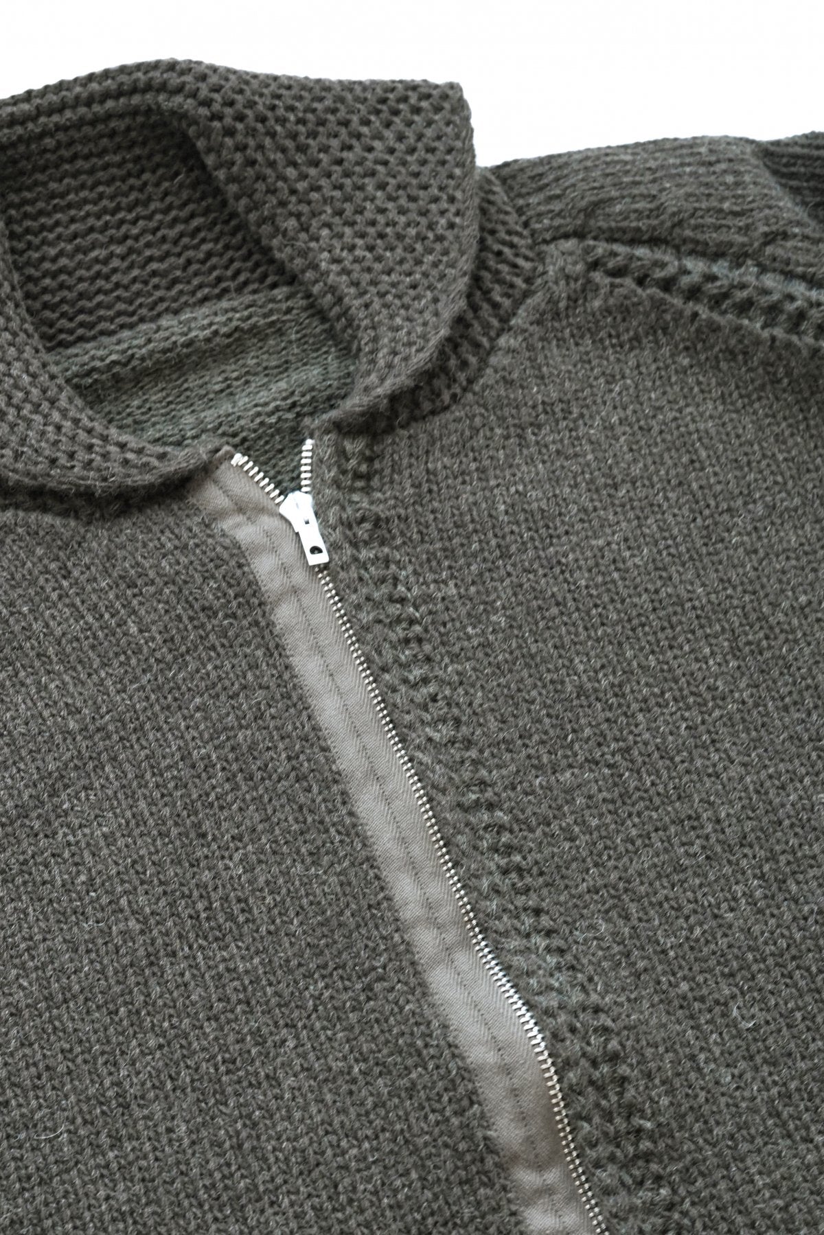 Nigel Cabourn - 40s USAF ZIP CARDIGAN C2 TYPE - OLIVE