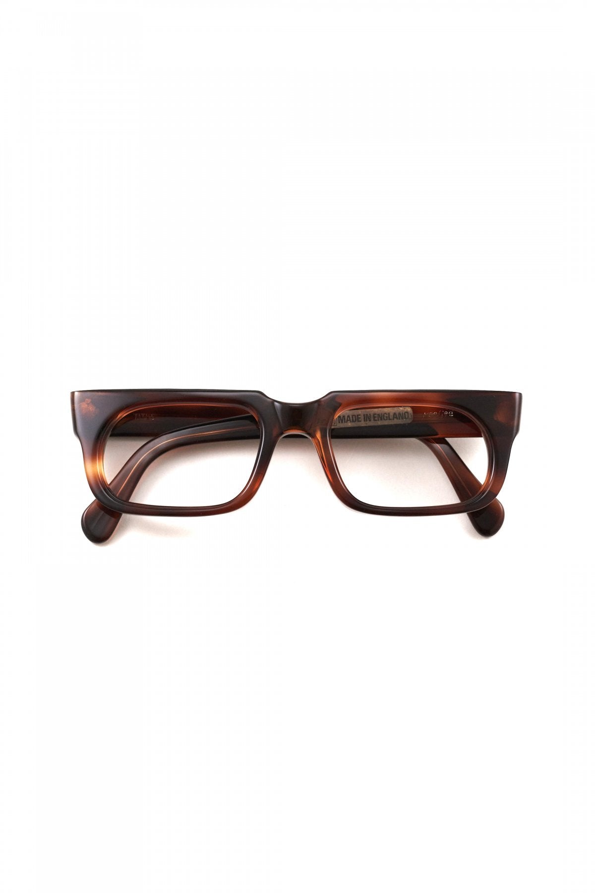 1960s BRITISH VINTAGE EYEWEAR DEMI AMBER - OPT-764