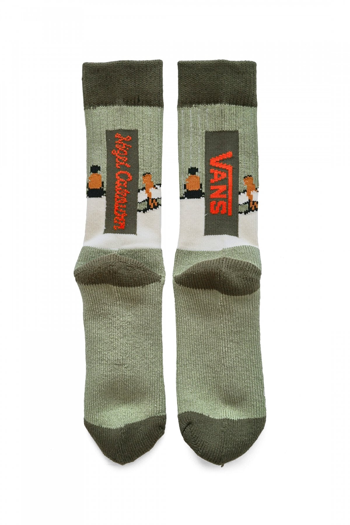 VAULT BY VANS × NIGEL CABOURN - CREW SOCKS - LODEN GREEN