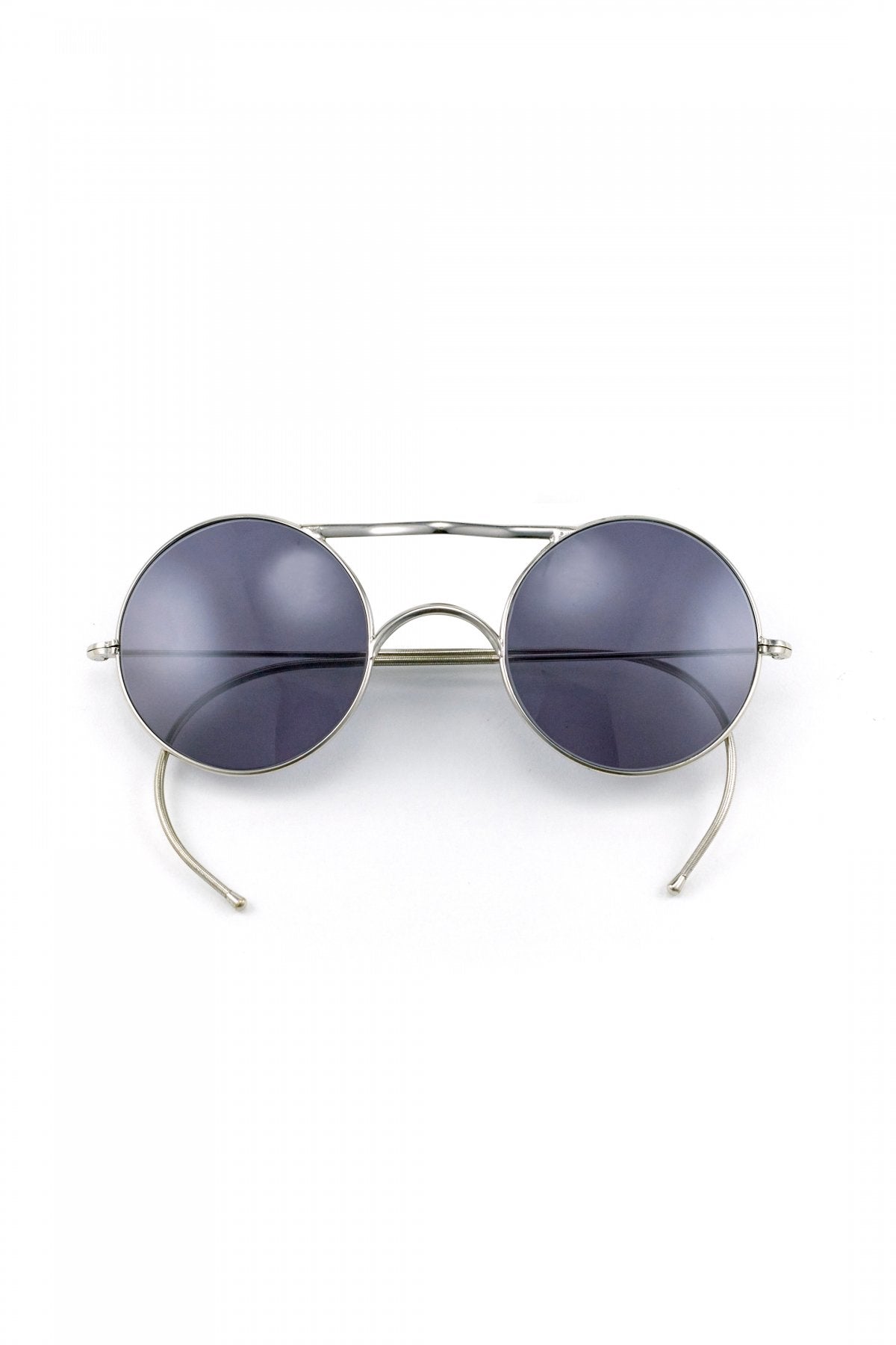 1970s FRANCE VINTAGE W-BRIDGE METAL SUNGLASS - OPT-772