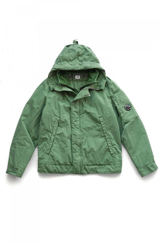 C.P.COMPANY - 50 FILI PLATED JACKET - ELM GREEN