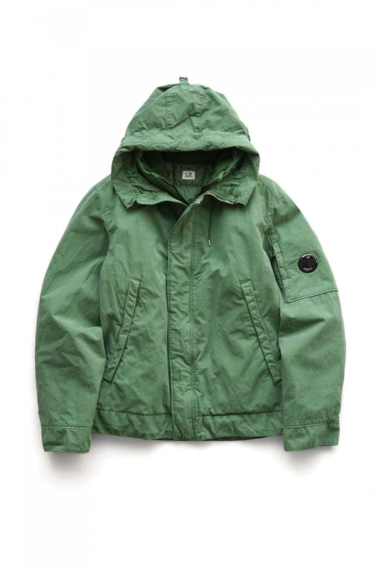 C.P.COMPANY - 50 FILI PLATED JACKET - ELM GREEN