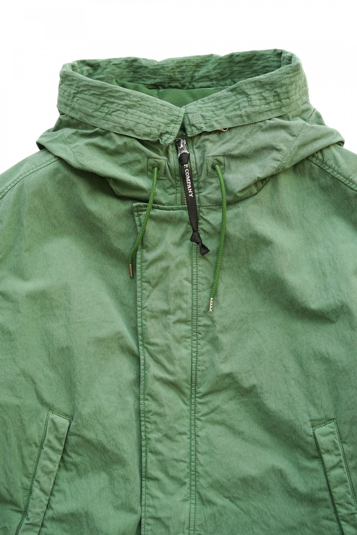 C.P.COMPANY - 50 FILI PLATED JACKET - ELM GREEN