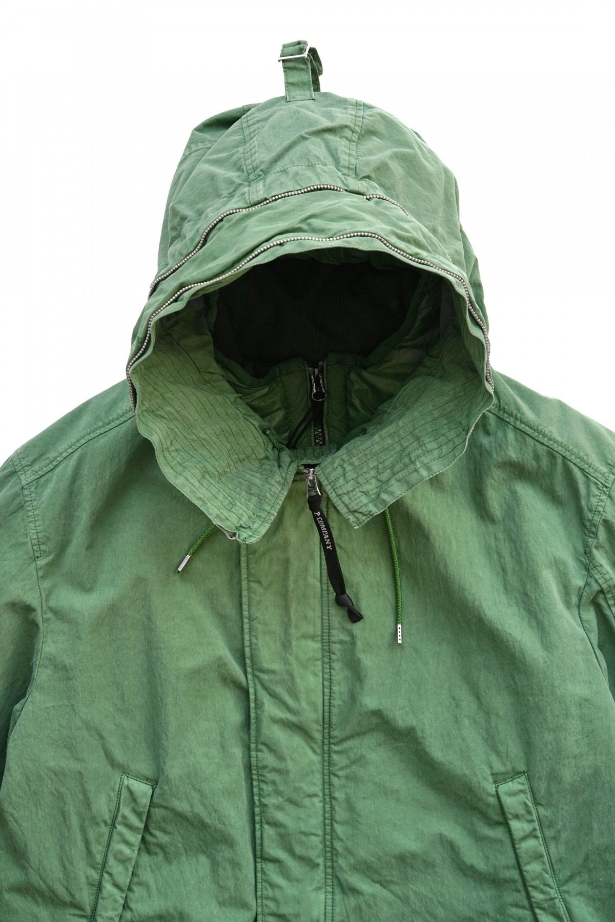 C.P.COMPANY - 50 FILI PLATED JACKET - ELM GREEN