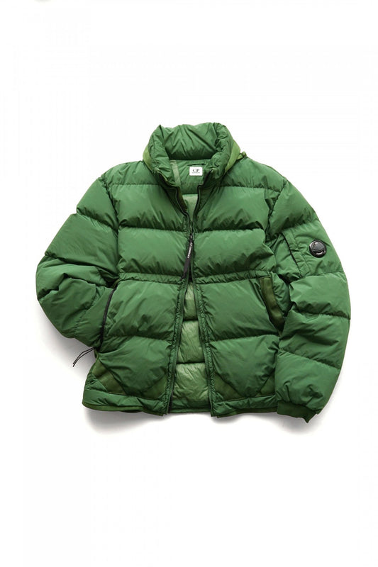 C.P.COMPANY - NYCRA-R DOWN JACKET - ELM GREEN