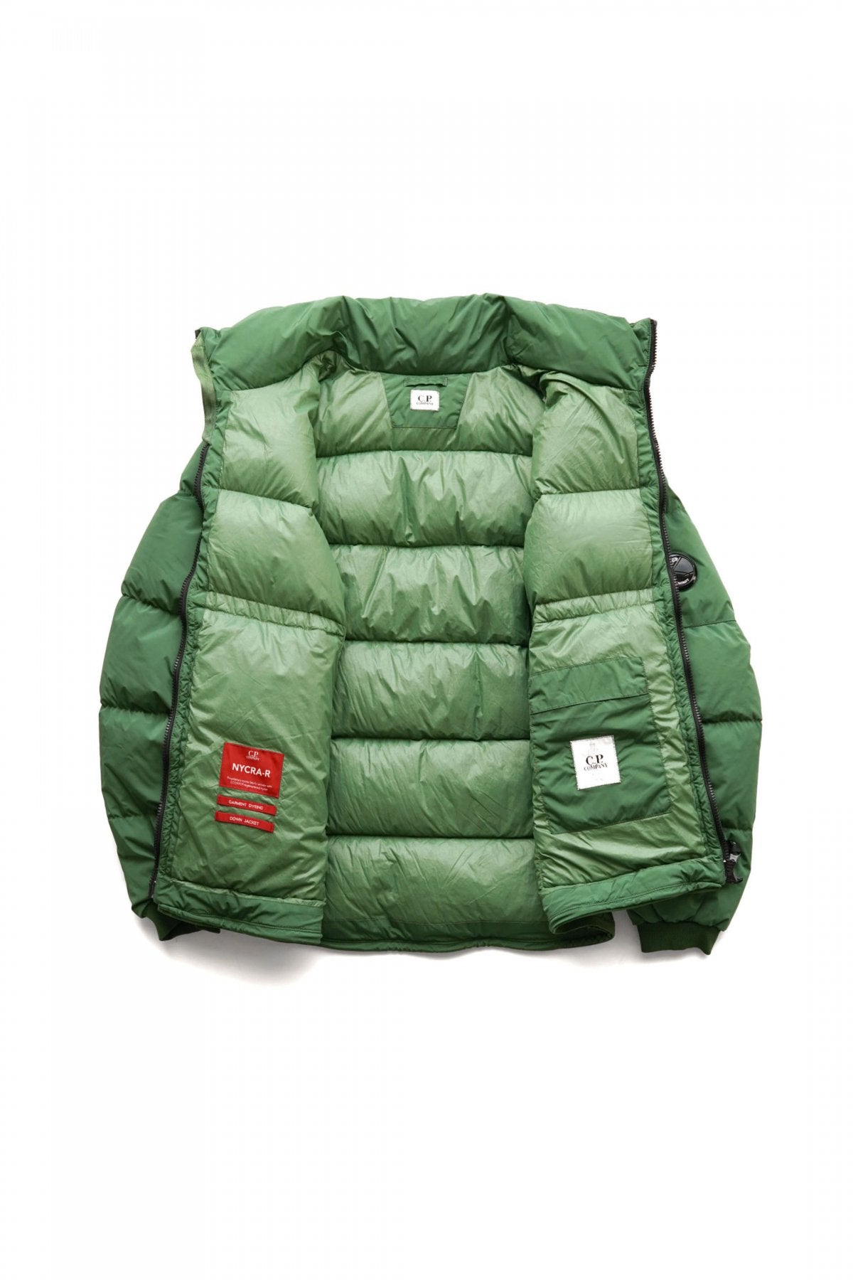 C.P.COMPANY - NYCRA-R DOWN JACKET - ELM GREEN