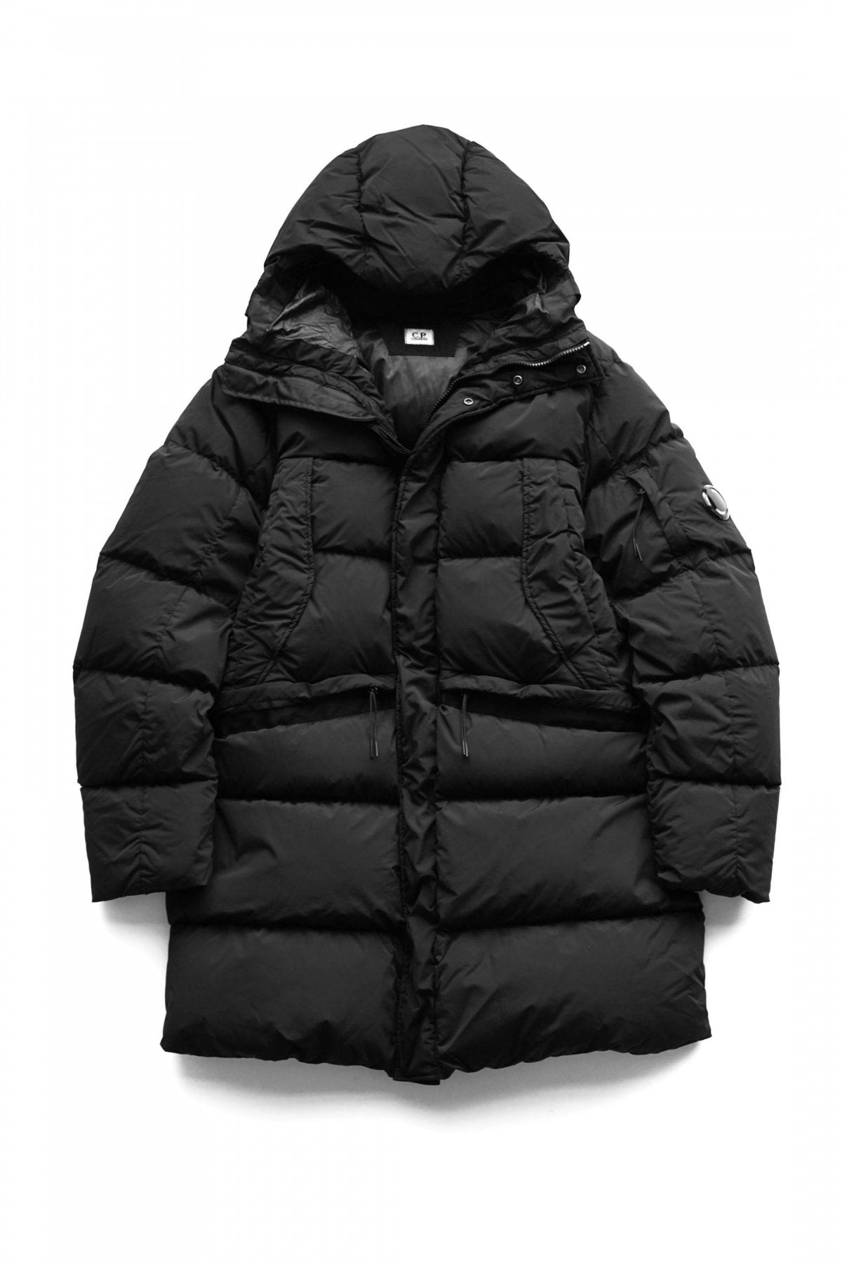 C.P.COMPANY - NYCRA-R DOWN PARKA - BLACK