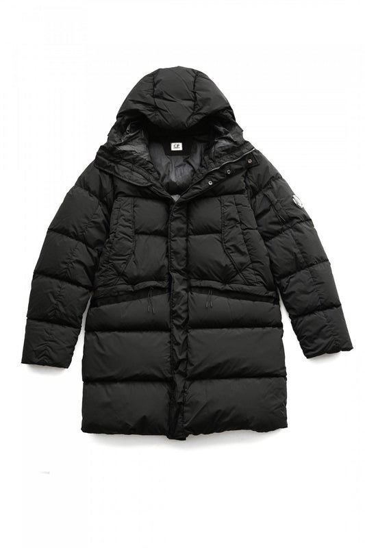 C.P.COMPANY - NYCRA-R DOWN PARKA - BLACK