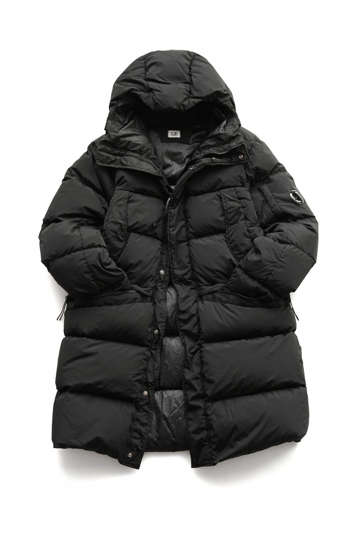 C.P.COMPANY - NYCRA-R DOWN PARKA - BLACK