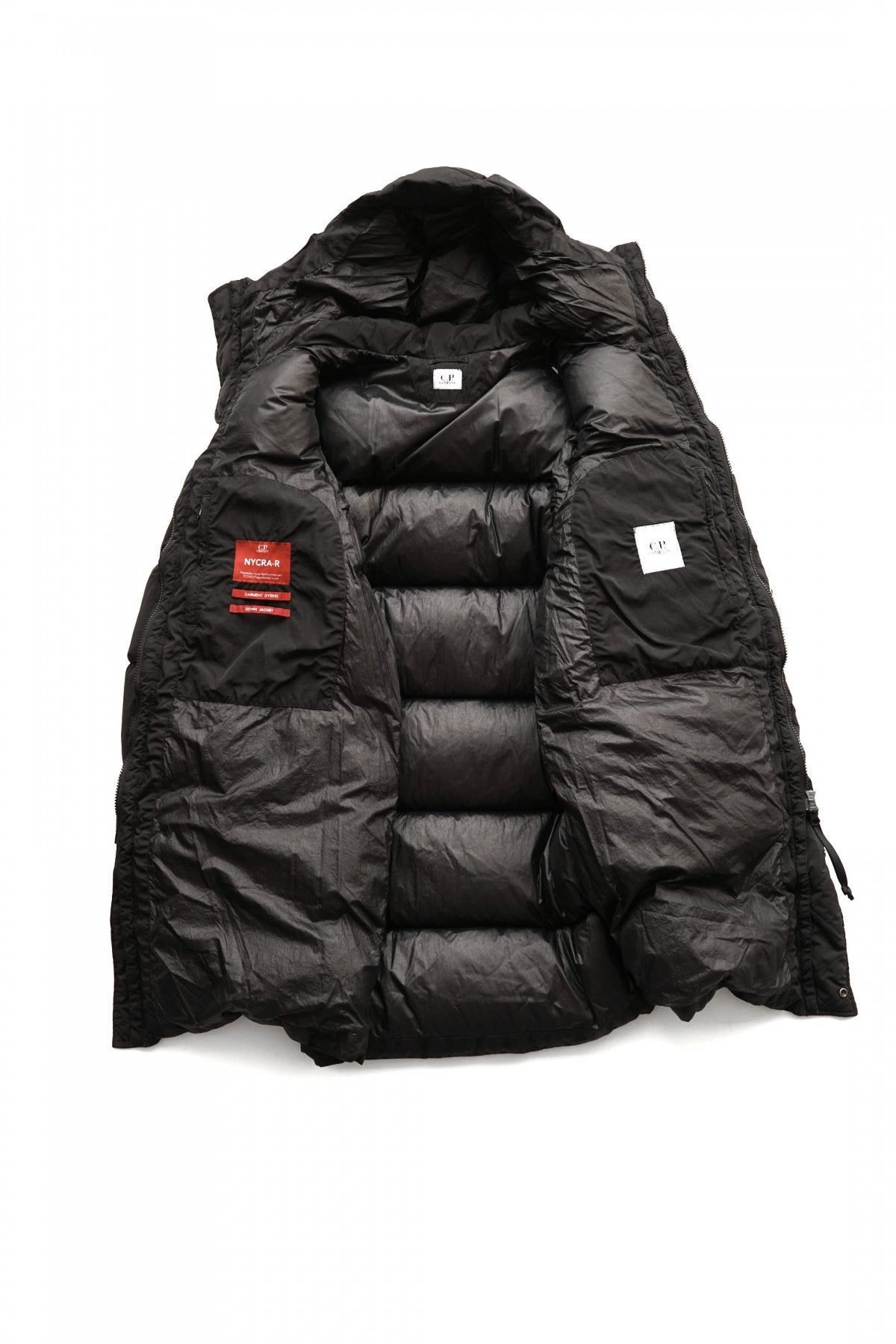 C.P.COMPANY - NYCRA-R DOWN PARKA - BLACK