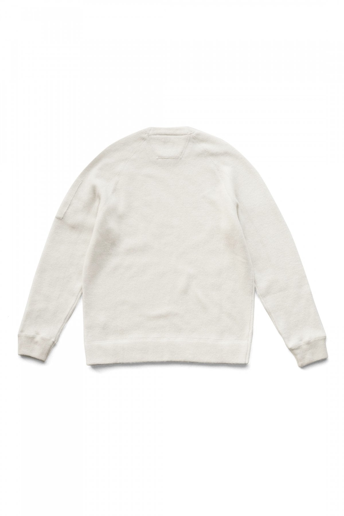 C.P.COMPANY - LAMBSWOOL DOUBLE KNIT - GAUZE WHITE