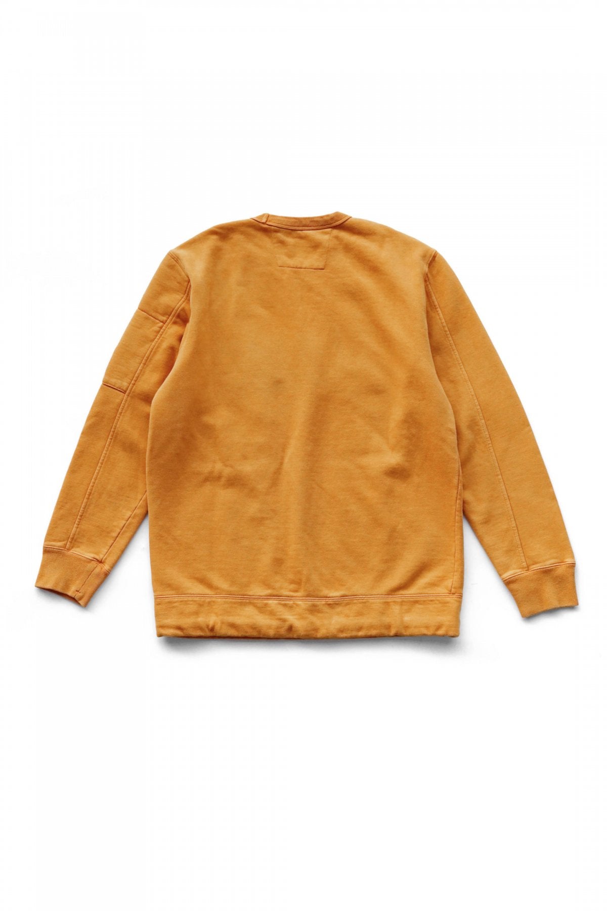 C.P.COMPANY - DIAGONAL FLEECE MIXED UTILITY SWEATSHIRT - DESERT SUN