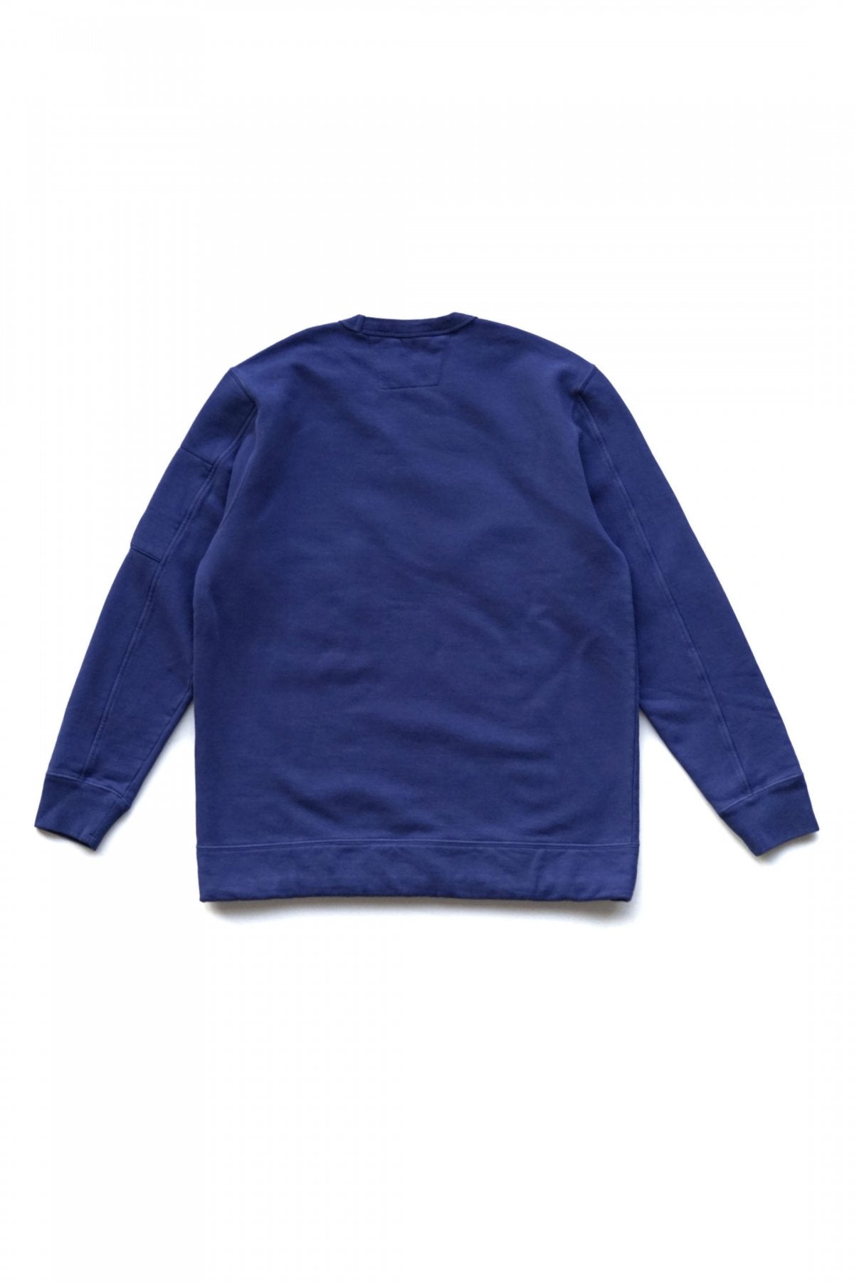 C.P.COMPANY - DIAGONAL FLEECE MIXED UTILITY SWEATSHIRT - BLUE PRINT