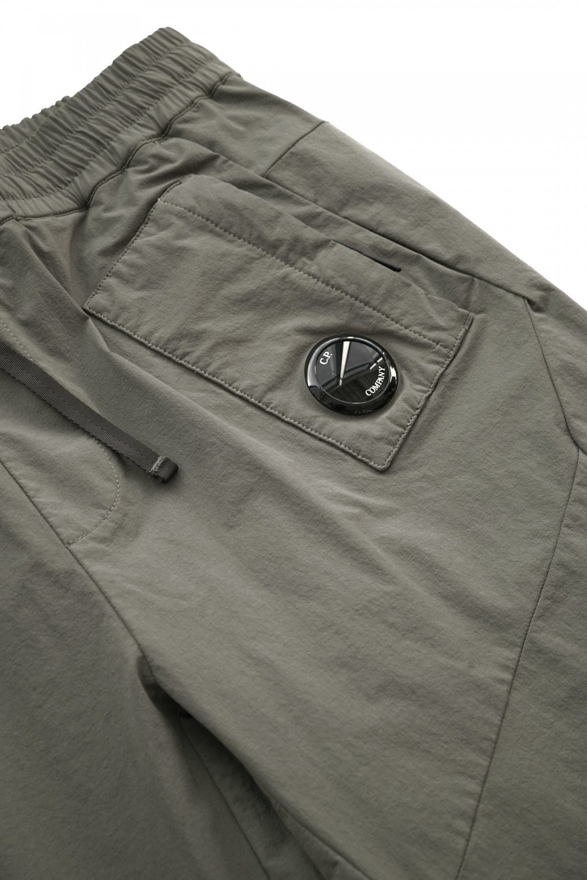 C.P.COMPANY - DYSHELL UTILITY PANTS - STONE GRAY