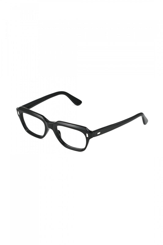 1960s BRITISH VINTAGE EYEWEAR SQUARE BLACK - OPT-776