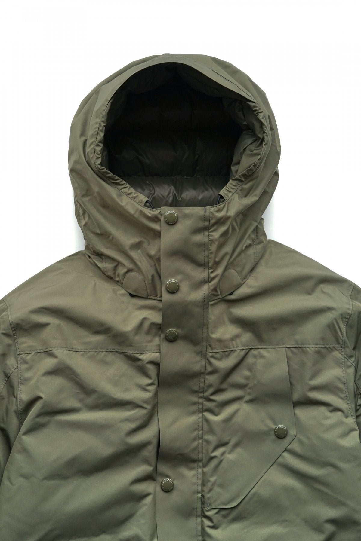 C.P. COMPANY - MICRO-M DOWN PARKA - STONE GRAY