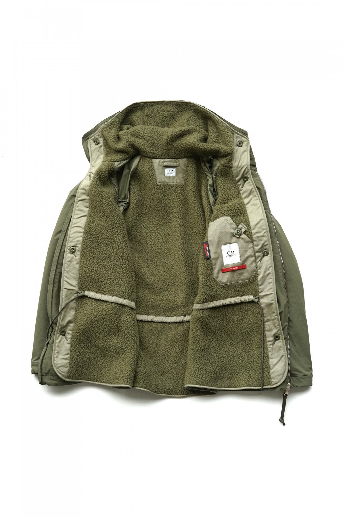 C.P. COMPANY - DYSHELL GOGGLE JACKET - STONE GRAY