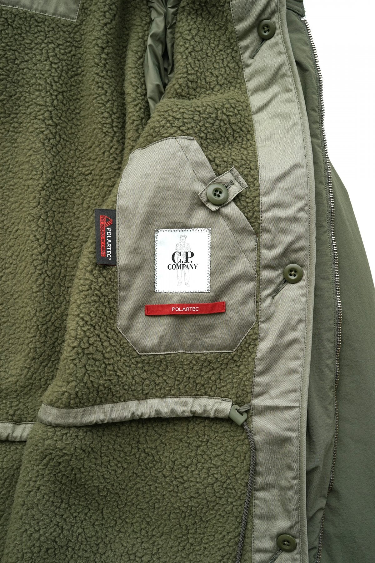 C.P. COMPANY - DYSHELL GOGGLE JACKET - STONE GRAY