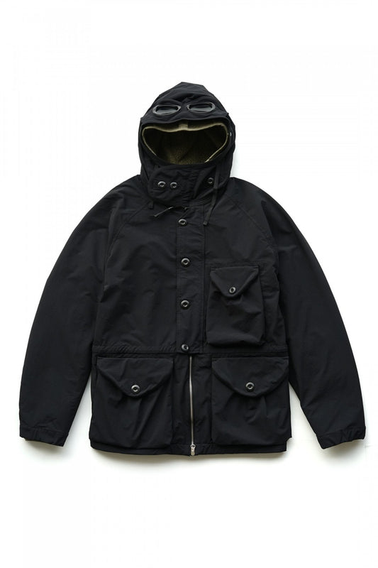 C.P. COMPANY - DYSHELL GOGGLE JACKET - BLACK