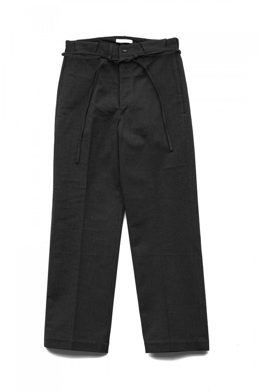 OLD JOE ★★★ - EXCLUSIVE STRING WAIST WORK TROUSER - GRAPHITE PIQUE