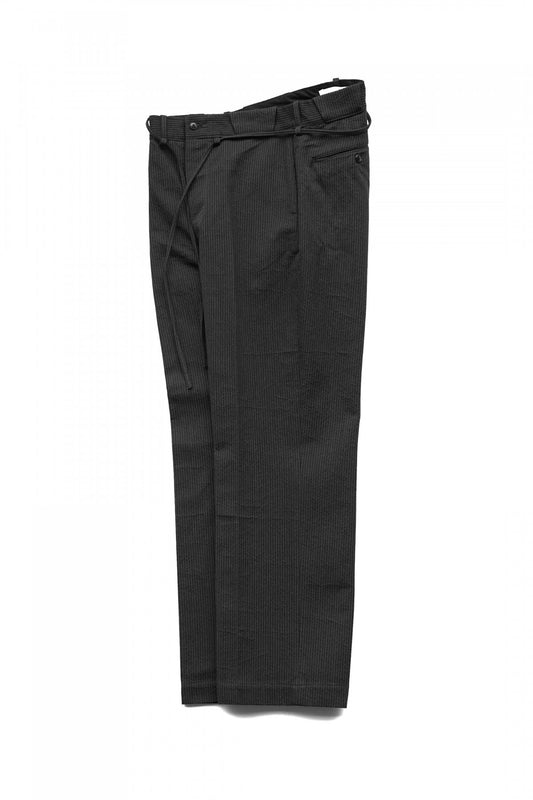 OLD JOE ★★★ - EXCLUSIVE STRING WAIST WORK TROUSER - GRAPHITE PIQUE