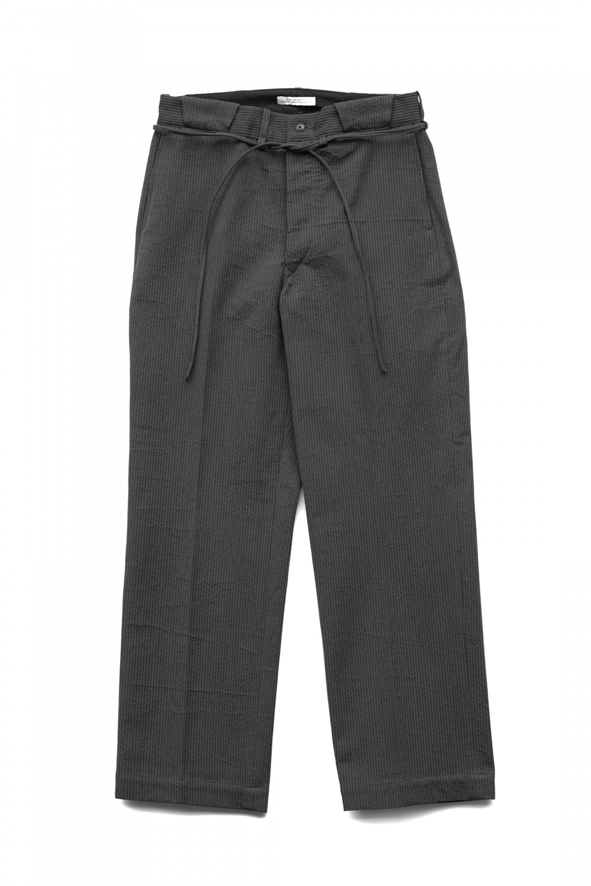 OLD JOE ★★★ - EXCLUSIVE STRING WAIST WORK TROUSER - PEWTER PIQUE