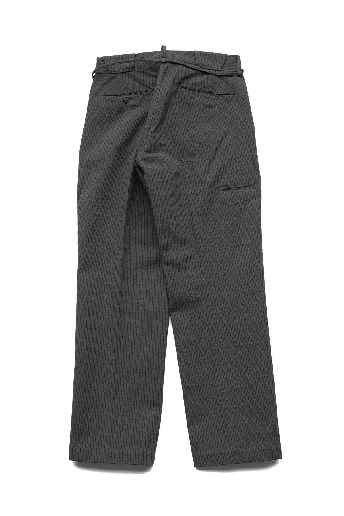 OLD JOE ★★★ - EXCLUSIVE STRING WAIST WORK TROUSER - PEWTER PIQUE