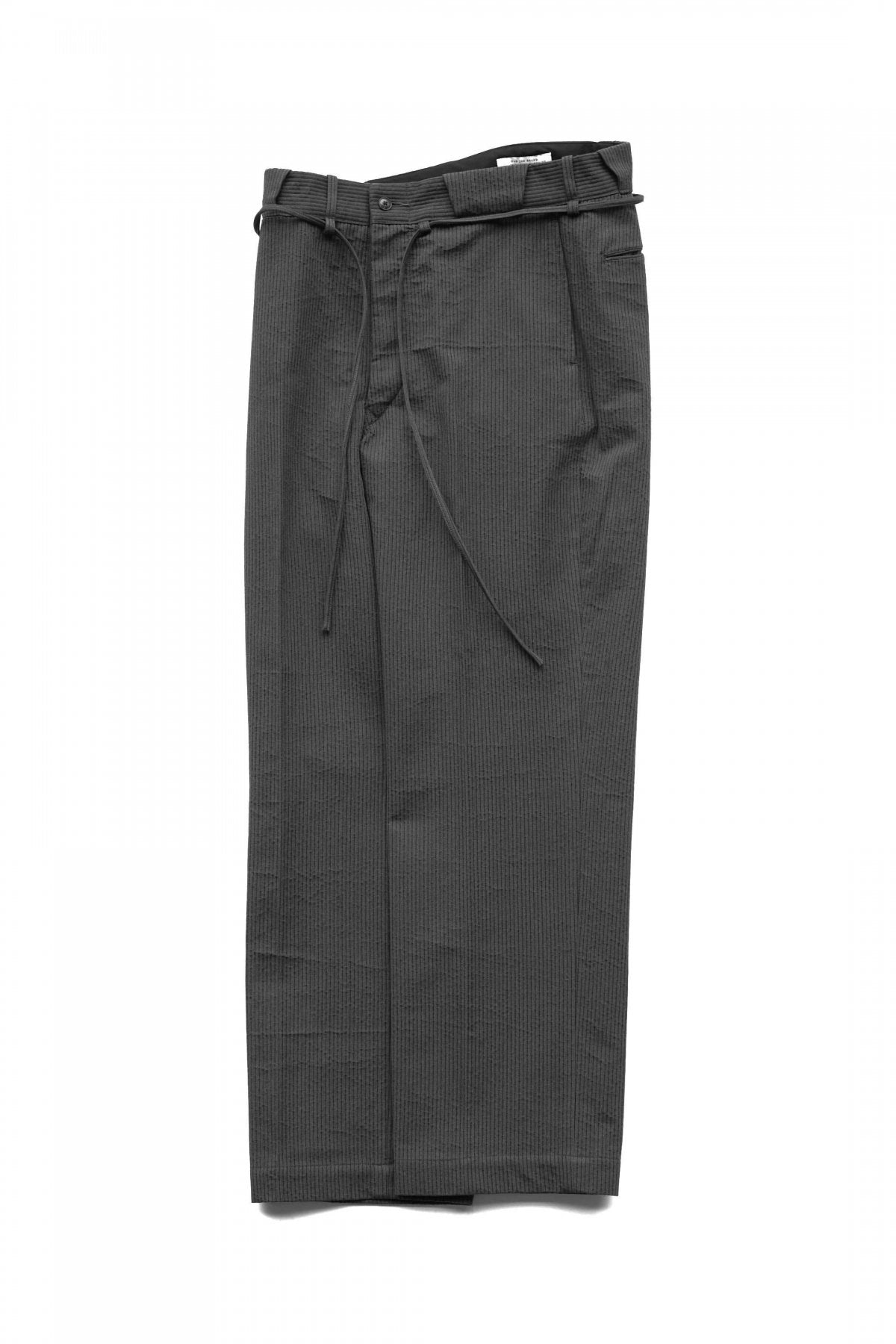 OLD JOE ★★★ - EXCLUSIVE STRING WAIST WORK TROUSER - PEWTER PIQUE