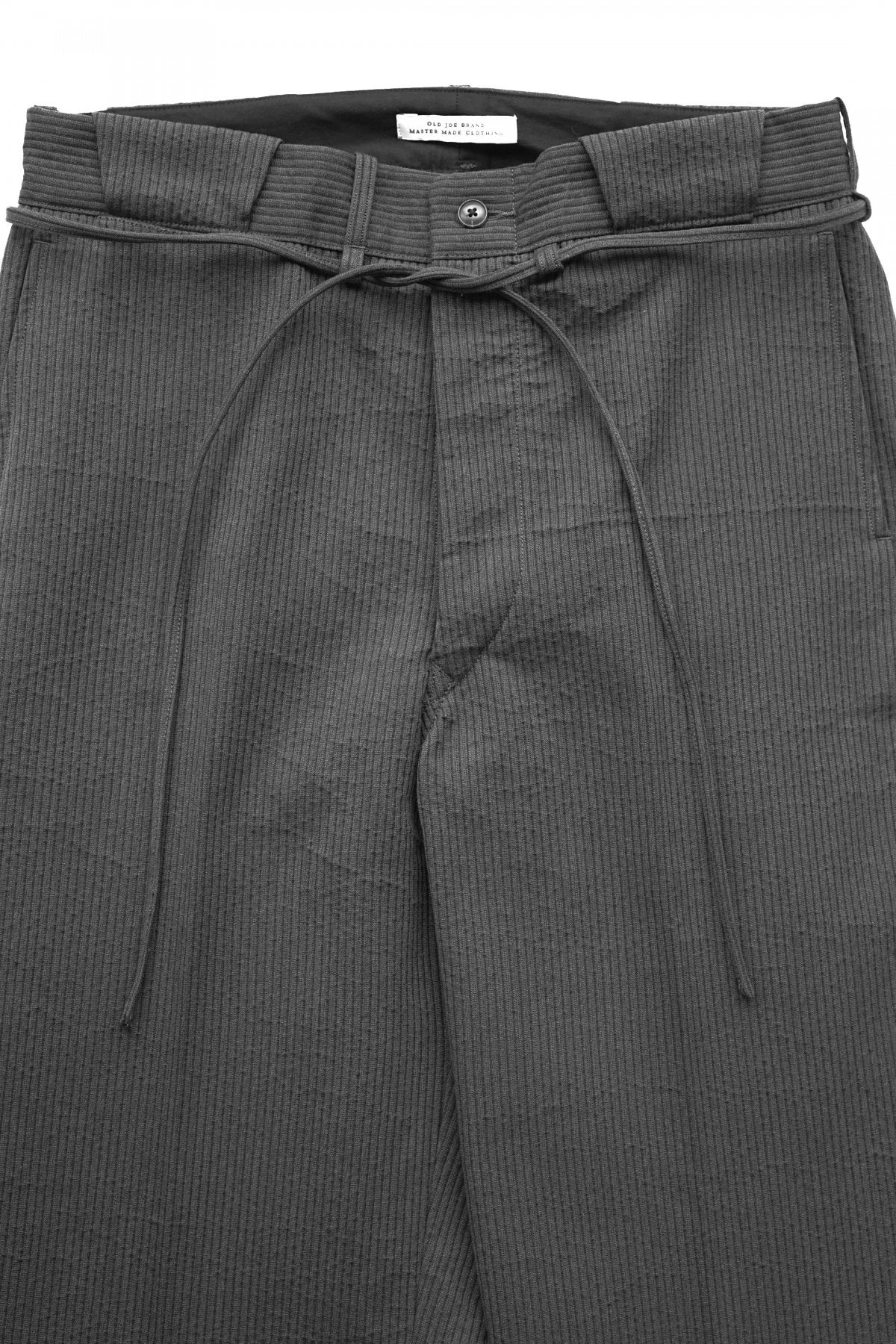 OLD JOE ★★★ - EXCLUSIVE STRING WAIST WORK TROUSER - PEWTER PIQUE