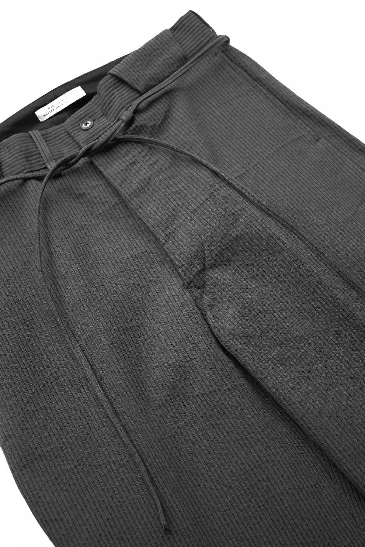 OLD JOE ★★★ - EXCLUSIVE STRING WAIST WORK TROUSER - PEWTER PIQUE