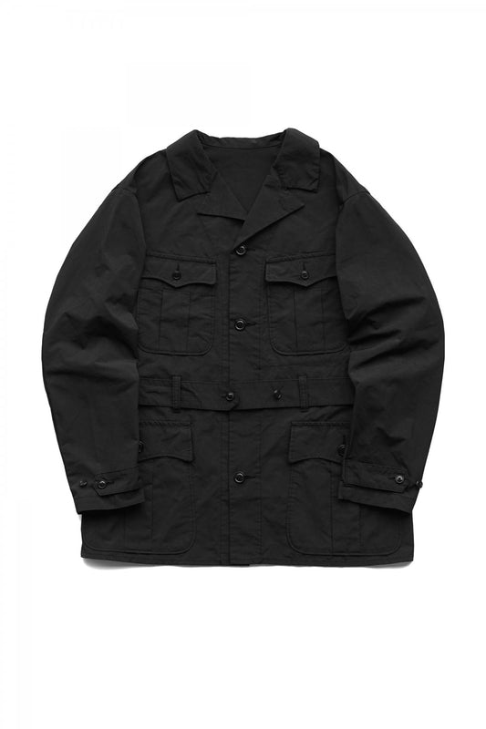 Porter Classic - WEATHER BINGHAM JACKET - BLACK