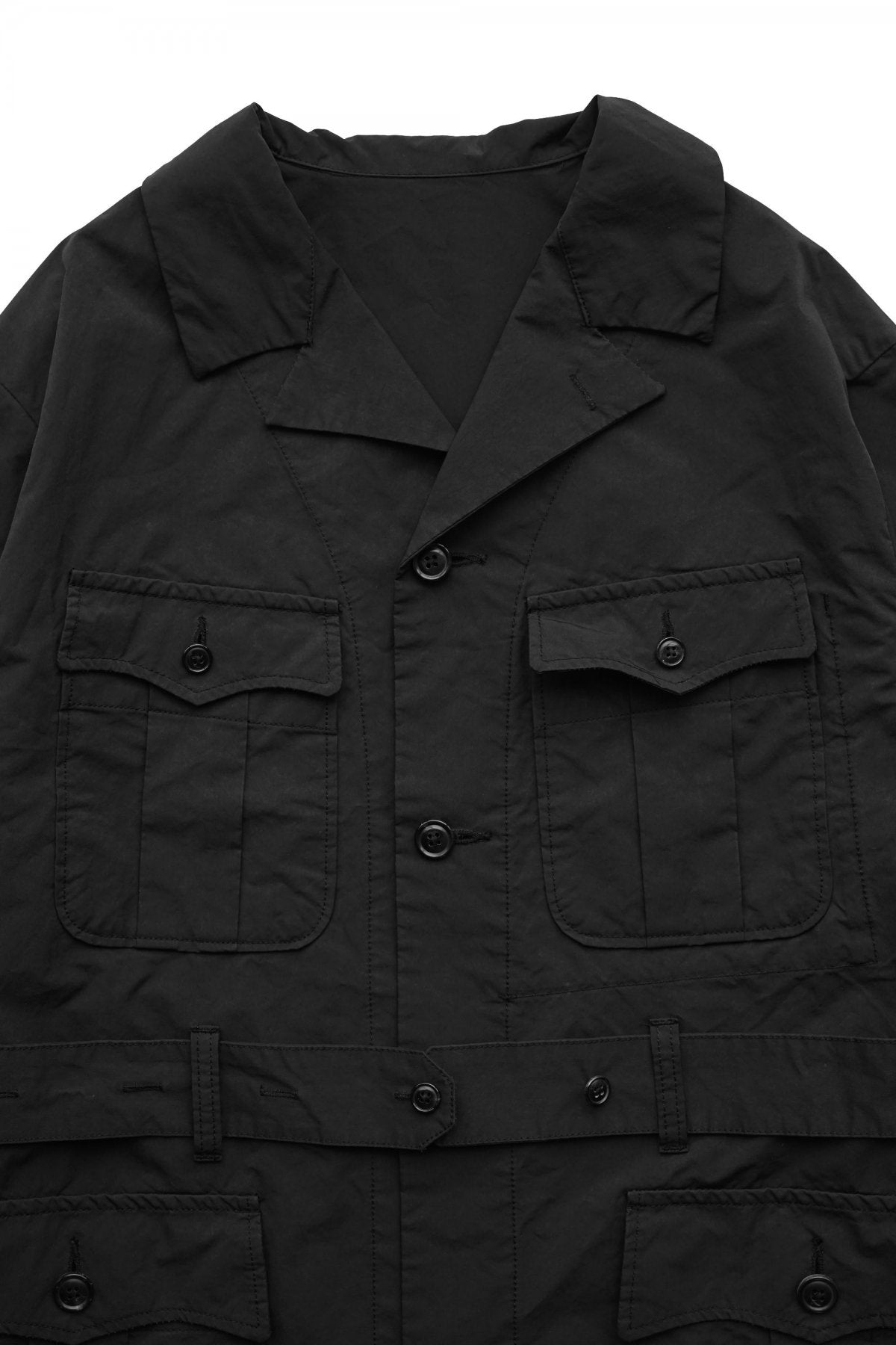 Porter Classic - WEATHER BINGHAM JACKET - BLACK