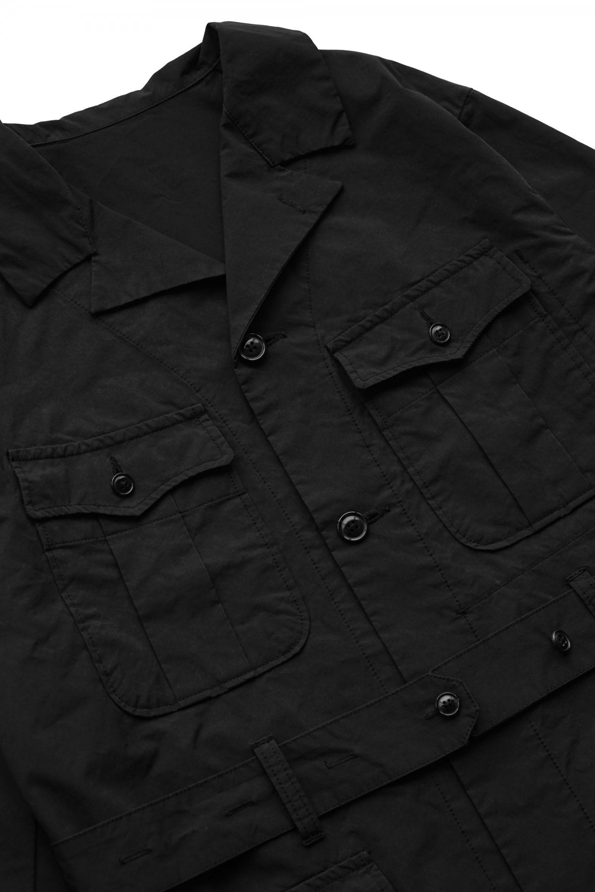 Porter Classic - WEATHER BINGHAM JACKET - BLACK