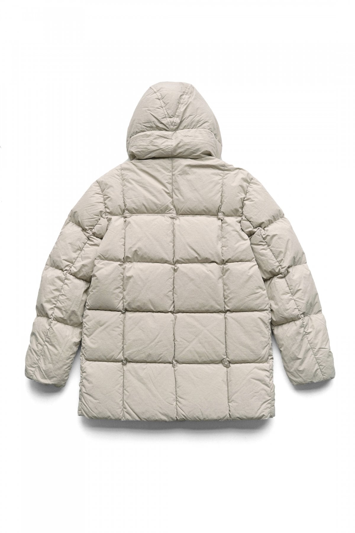 C.P. COMPANY - FLATT NYLON DOWN JACKET - SAND SHELL