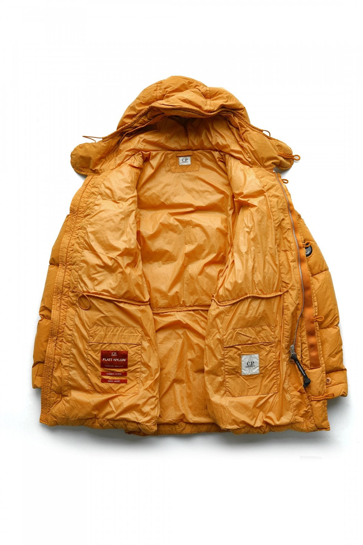 C.P. COMPANY - FLATT NYLON DOWN JACKET - DESERT SUN