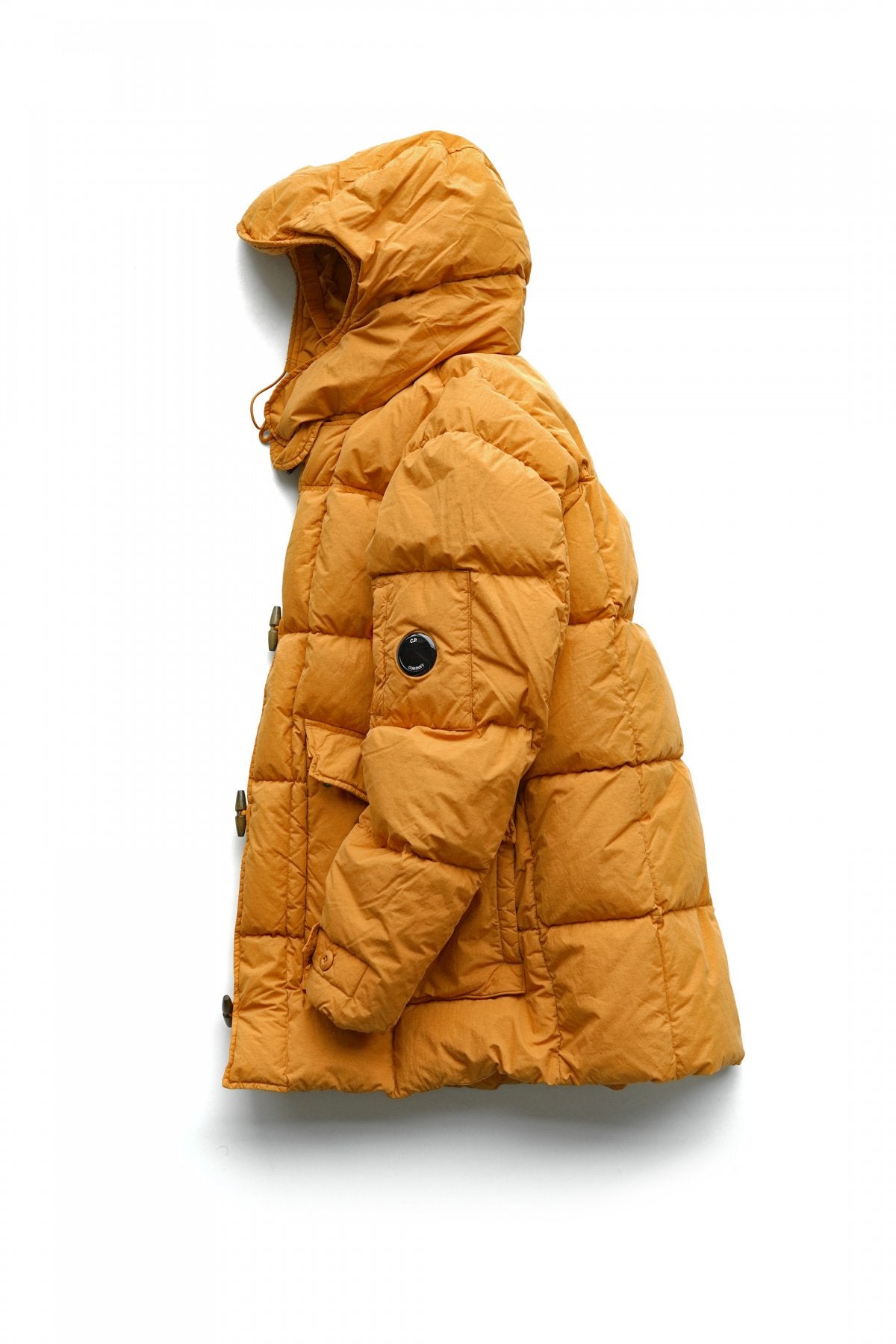 C.P. COMPANY - FLATT NYLON DOWN JACKET - DESERT SUN