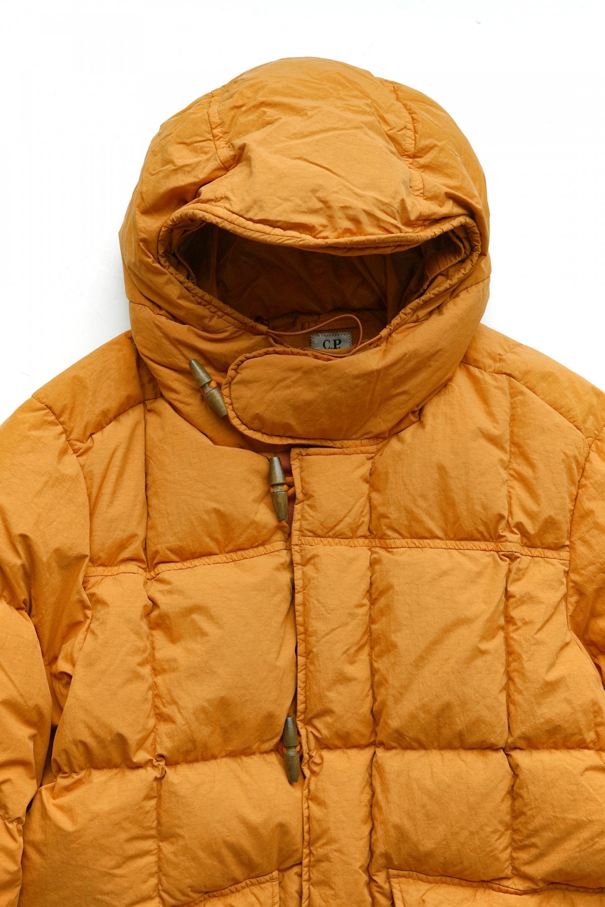 C.P. COMPANY - FLATT NYLON DOWN JACKET - DESERT SUN